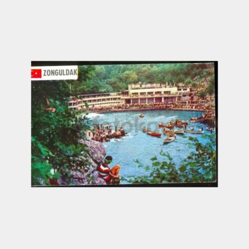 1973 Zonguldak Deniz Şenlikler Görünüş Kartpostal