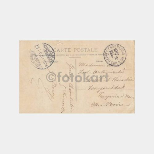 1910 Fransa Dijon - Zonguldak Kömür Varış Adresli Kart - Görsel 2