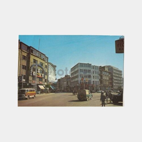 1974 Zonguldak Hükümet Meydanı Kartpostal