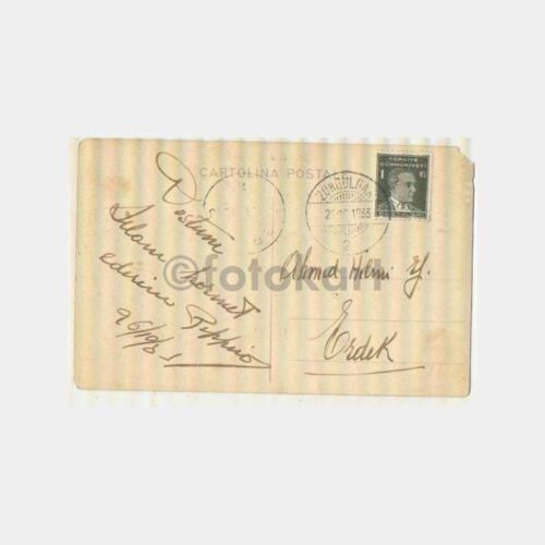 1933 Zonguldak Kömür Ocak Görünüş Fotokart - Görsel 2