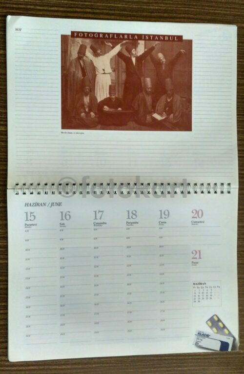 Fotoğraflarla İstanbul 1890 - Abbott İlaç 1998 Takvimi - Görsel 2