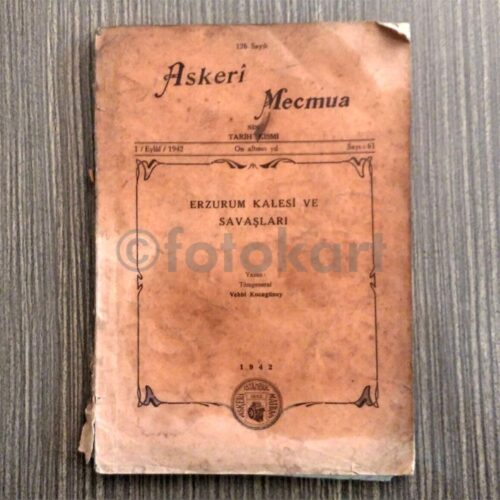 1942 Askeri Mecmua Erzurum Kalesi ve Savaşları