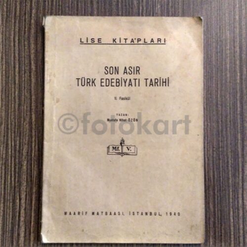 1940 Son Asır Türk Edebiyatı Tarihi Lise Kitabı (2 Cilt) - Görsel 2