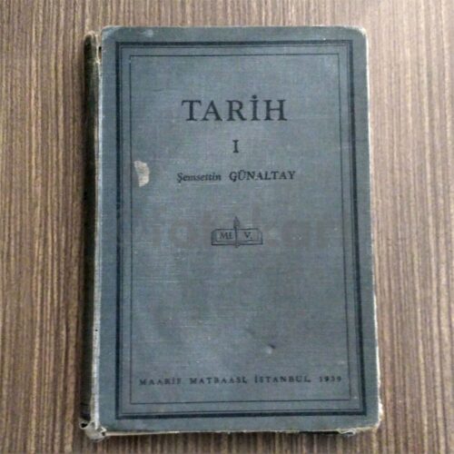 1939 Tarih I Lise Kitabı - Şemsettin Günaltay