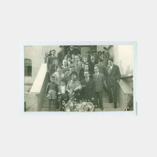 1951 Ankara Nikah Dairesi Önünden Fotoğraf