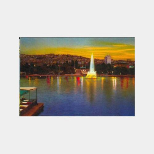 1970 Ankara Gençlik Parkı Görünüş Kartpostal