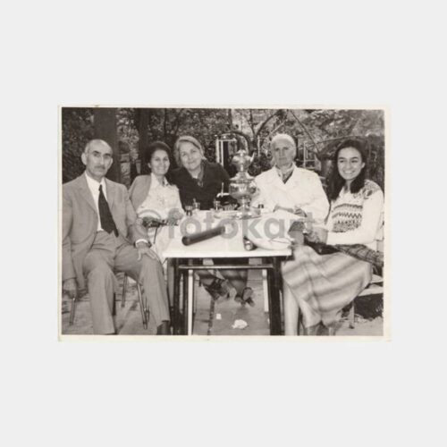1977 Ankara Papazın Bağı Çay Semaver Fotoğraf