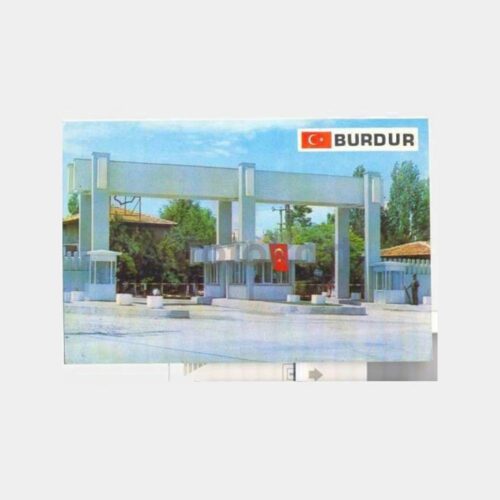 Burdur Askeri Tugay Kapısı Kartpostal