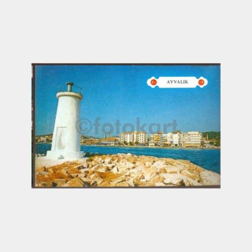1975 Ayvalık Deniz Feneri Görünüş Kartpostal