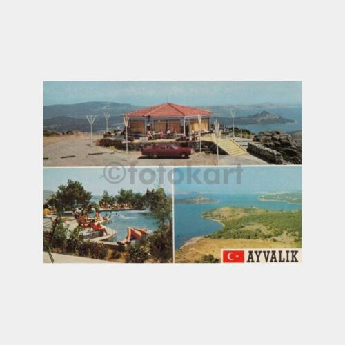 1975 Ayvalık Şeytan Sofrası Murat Reis Motel Kartpostal