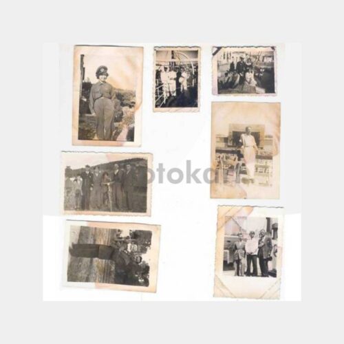 1952 Ayvalık Konulu 15 Adet Albüm Fotoğrafı - Görsel 3