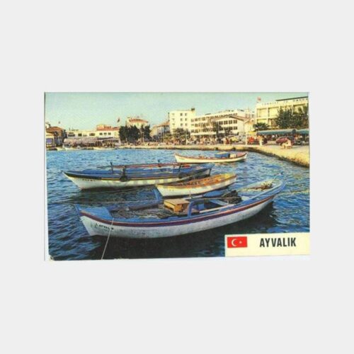 Ayvalık Sahili Sandallar Görünüş Kartpostal