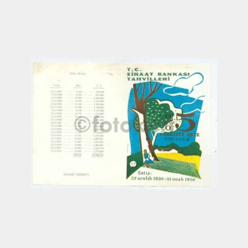 1955 Ziraat Bankası Tahvilleri Broşürü