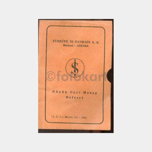 1950 Türkiye İş Bankası Hesap Defter Kabı