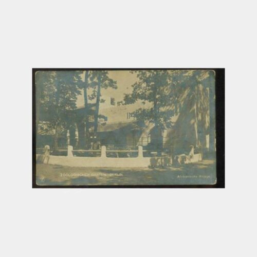 1940 Berlin Hayvanat Bahçesi Görünüş Kartpostal
