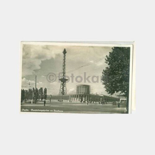 1937 Almanya Berlin Duvar Görünüş Kartpostal