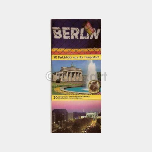 Almanya Berlin Şehir 30 Adetlik Sıralı Kart Albümü