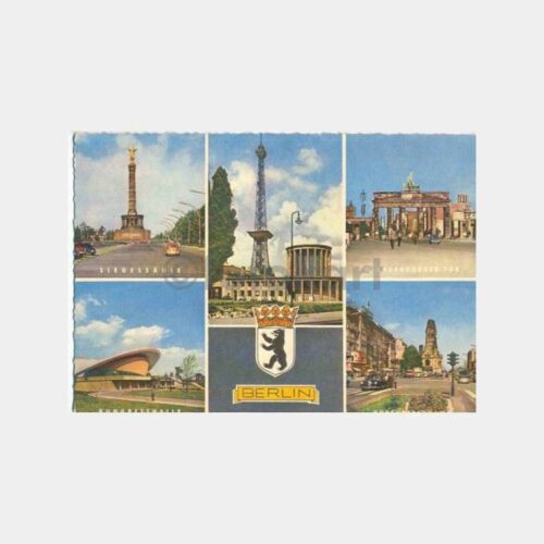 Berlin Postadan Geçmiş 2 Adet Kartpostal - Görsel 4