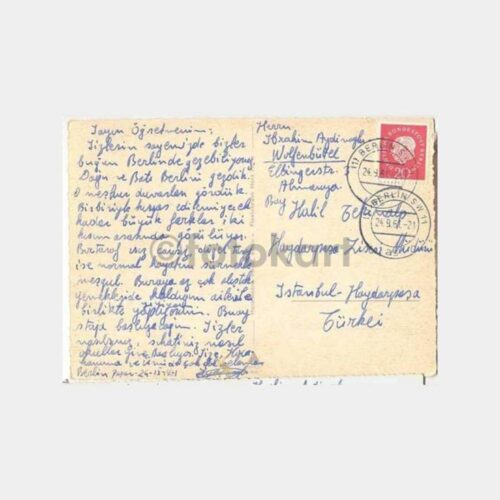 Berlin Postadan Geçmiş 2 Adet Kartpostal - Görsel 2