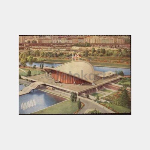 Berlin Kongre Sarayı Büyük Kartpostal