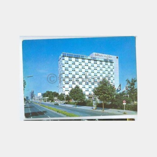 Almanya Berlin Hilton Oteli Görünüş Kartpostal
