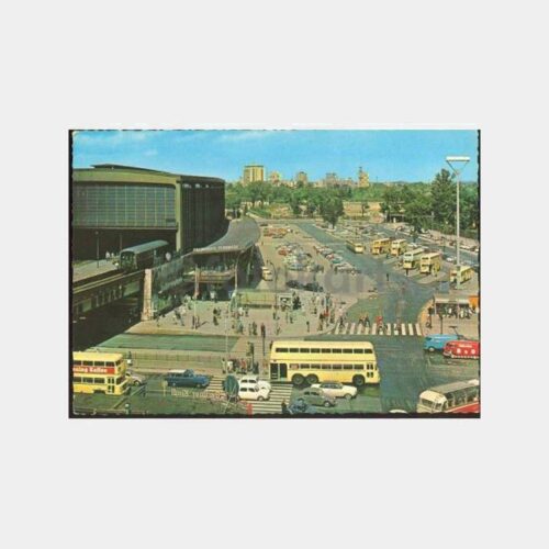 Almanya Berlin Banhhof Görünüş Kartpostal