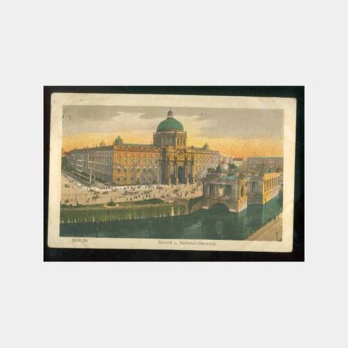 1921 Almanya Berlin İstanbul Varışlı Kartpostal