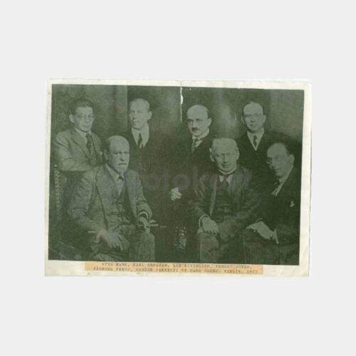 1922 Berlin Dünyaca Ünlü Psikanalistler Fotoğraf