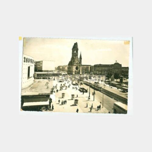 1958 Almanya Berlin Damgalı Kartpostal