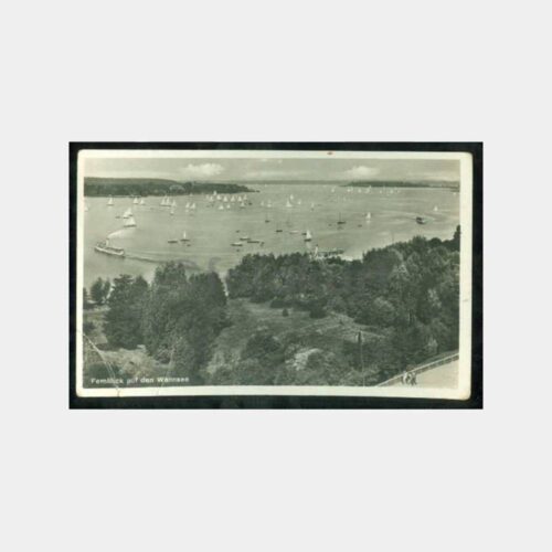 1935 Berlin Damgalı Yelkenli Konulu Kartpostal
