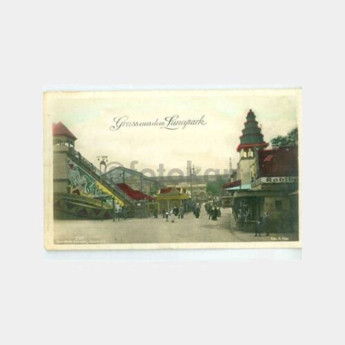 1925 Berlin Lunapark Konulu Kartpostal