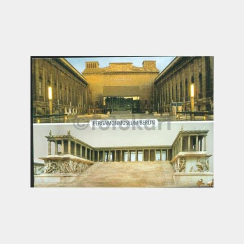 Almanya Berlin Bergama Müzesi Konulu Kartpostal