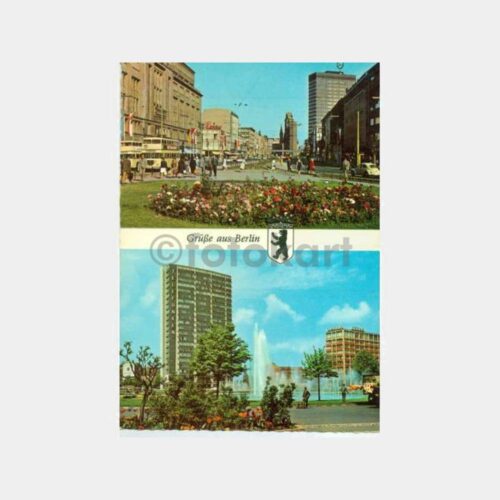 1996 Almanya Berlin Görünüş Kartpostal