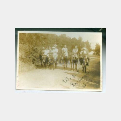 1931 Büyükada Eşekli Gezi Konulu Fotoğraf