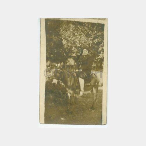 1930 Büyükada Eşek Gezisi 2 Adet Fotoğraf