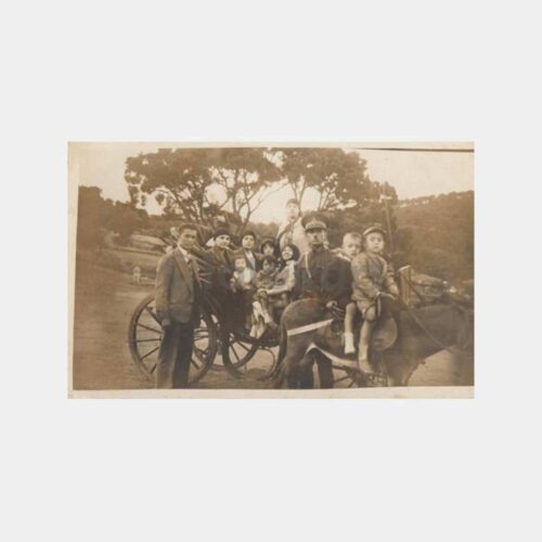 1930 Büyükada Fayton Eşek Gezisi Konulu Fotoğraf