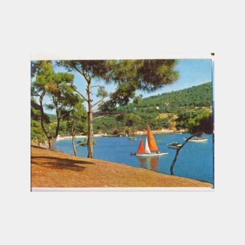 Büyükada Yörükali Plajı Görünüş Kartpostal