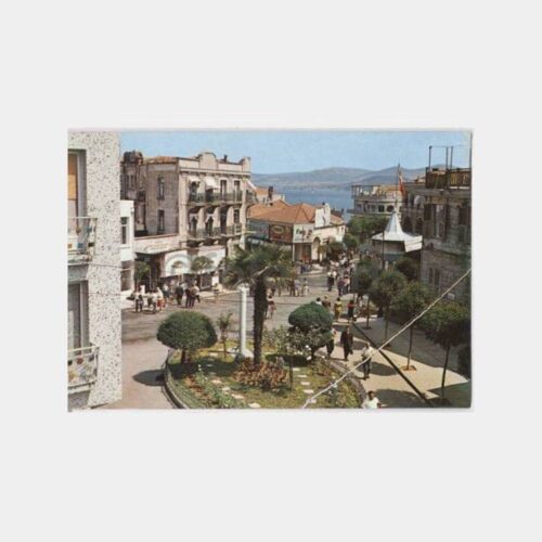 Büyükada İskele Meydanı Görünüş Kartpostal