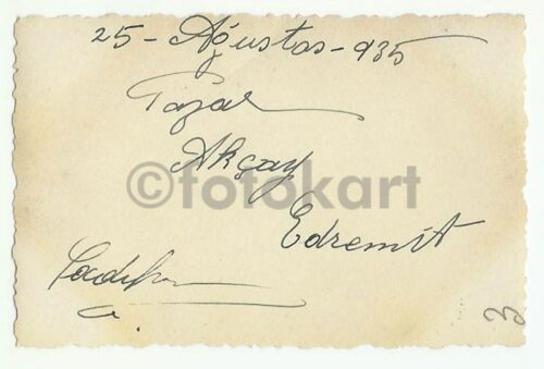 1935 Balya-Palamutluk Dekovil Hattı Asker Fotoğrafları - Görsel 3