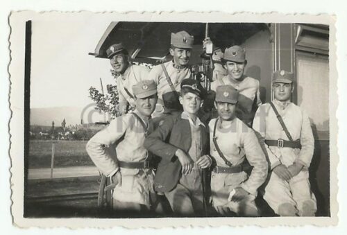 1935 Balya-Palamutluk Dekovil Hattı Asker Fotoğrafları - Görsel 4