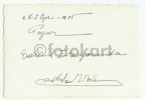 1935 Balya-Palamutluk Dekovil Hattı Asker Fotoğrafları - Görsel 15