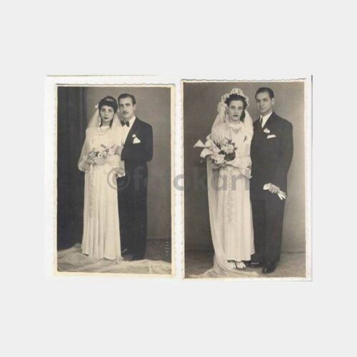 1949 Foto Moda 2 Adet Gelin Damat Fotoğraf