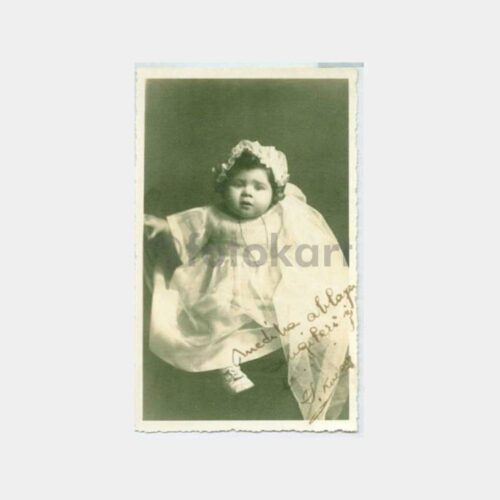 1930 Gelin Giysili Kız Bebek Görünüş Fotoğraf