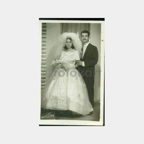 1964 Gelin Damat Stüdyo Fotoğraf