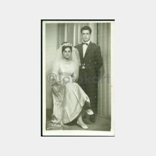 1964 Gelin Damat Stüdyo Fotoğraf