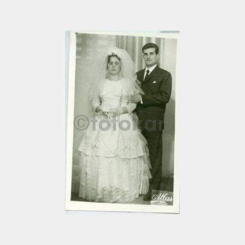 1964 Gelin Damat Stüdyo Fotoğraf