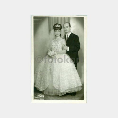 1964 Gelin Damat Stüdyo Fotoğraf