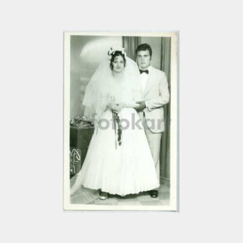1964 Gelin Damat Stüdyo Fotoğraf