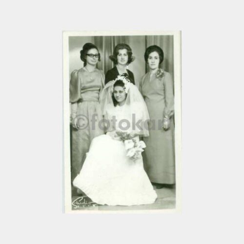 1964 Gelin Damat Stüdyo Fotoğraf