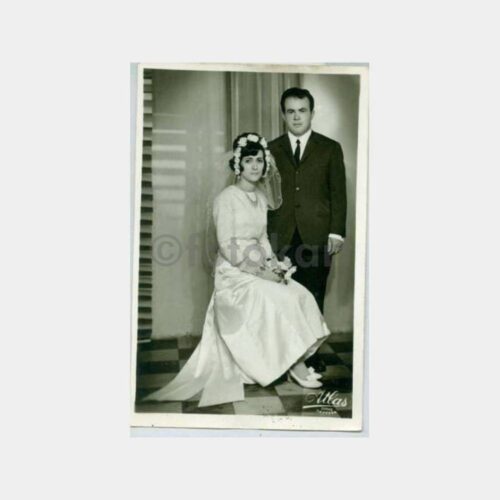 1964 Gelin Damat Stüdyo Fotoğraf